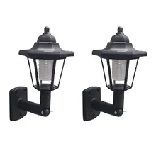 Солнечный светильник для дома, сада, двери, солнечная энергия, светодиодный светильник, дорожный настенный пейзаж, крепление для садового забора, лампа для улицы, водонепроницаемый ночной Светильник