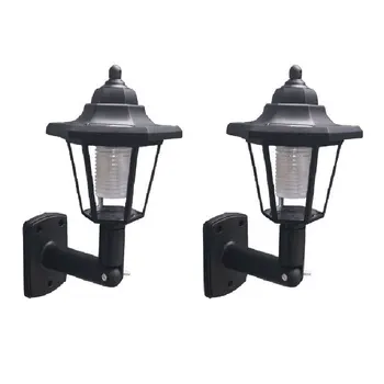 

Solar Light Home Garden Door Solar Power LED Light Road Wall Landscape Mount Garden Fence Lamp Outdoor waterproof Night Light