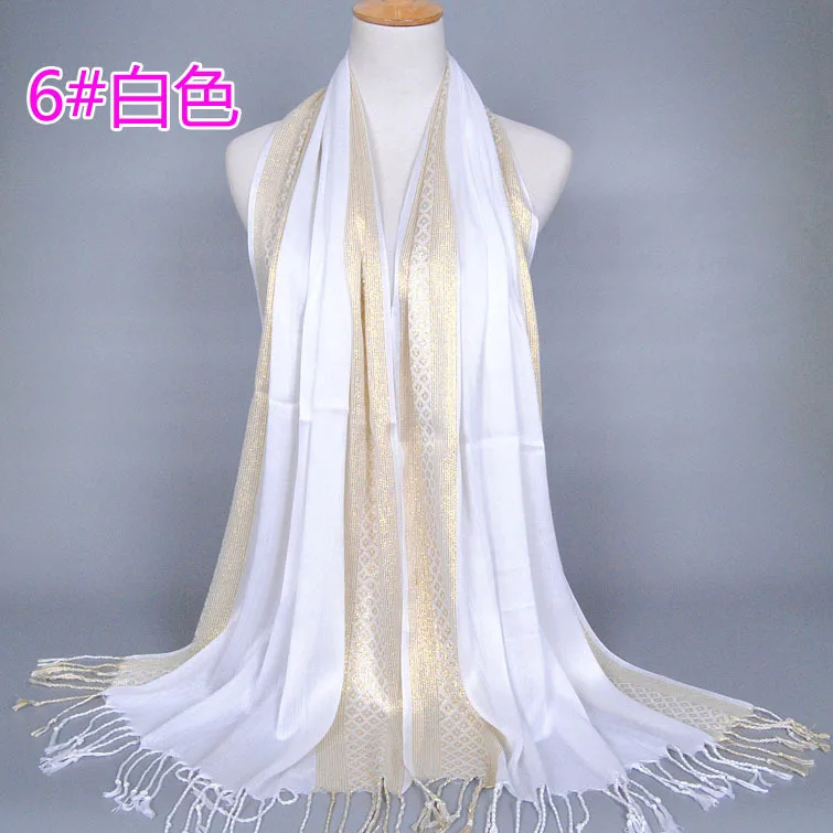 #6白色 (2)-巴厘纱围巾厂家