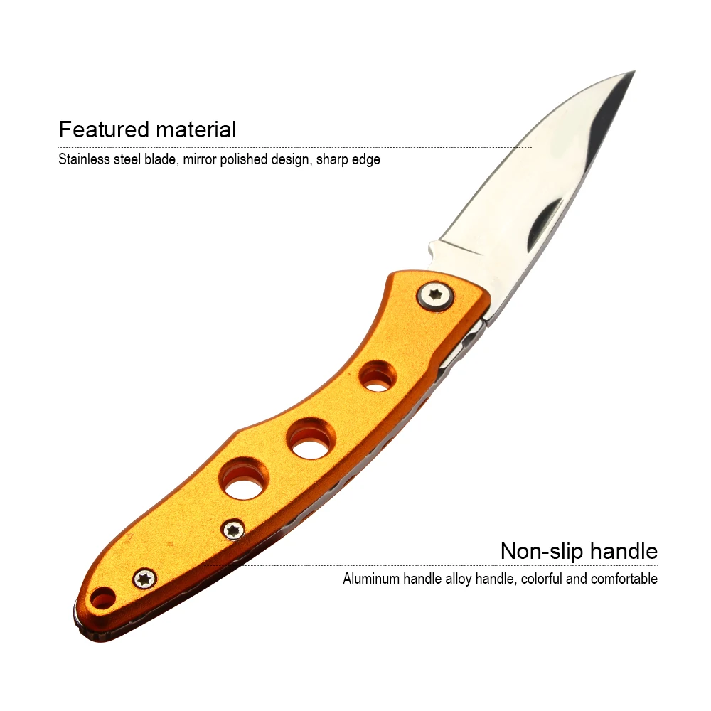 JelBo красный/оранжевый/серый/синий складной нож Многофункциональный Открытый походный Походный нож для выживания для деревообработки