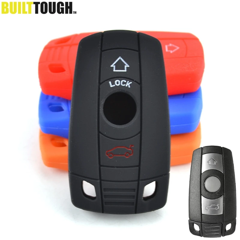 

ACCESSORIES FIT FOR BMW X1 X5 X6 1 3 5 7 E SERIES Z4 SILICONE KEY REMOTE HOLDER CASE COVER FOB SHELL POUCH