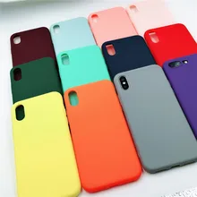 Яркие 360 Чехлы для iPhone 6 6S Plus X из мягкого силикона для iPhone 8 Plus, чехол из ТПУ для iPhone 7 8 Plus, чехлы