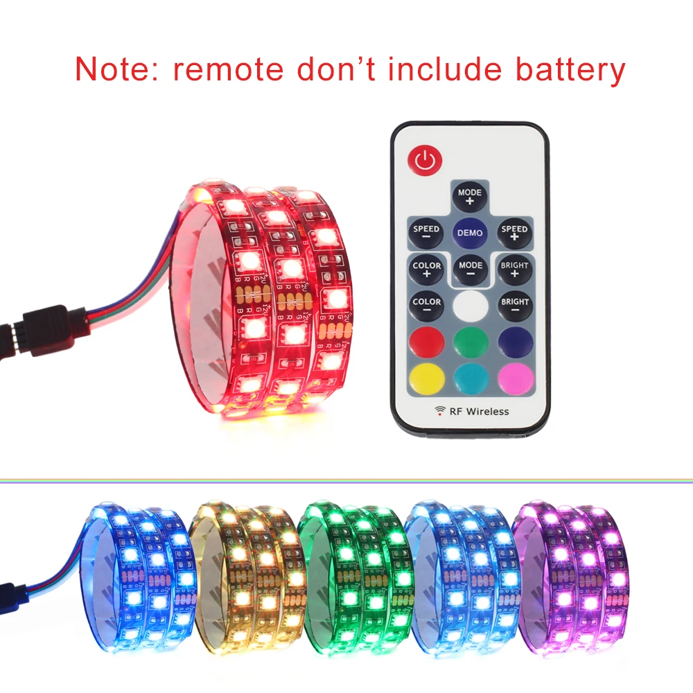 Tiras de Led coolo 50/100/120/200 cm rgb led Especificações (pontos de Luz / M) : 60leds/m