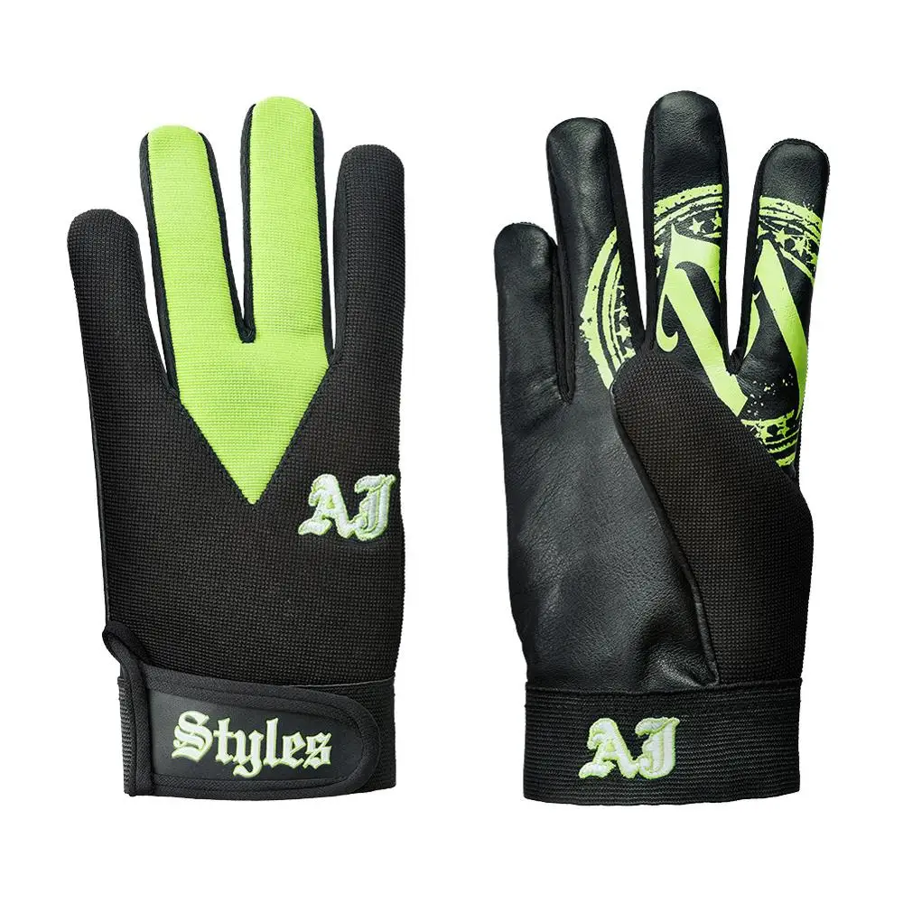 

AJ Styles new green P1 Pro Wrestling Fight Gloves