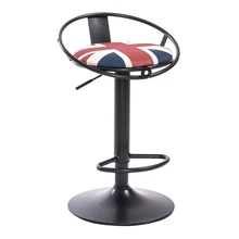 Железный арт барный стул Европейский стиль поворачивается высокий стул с подставкой для ног бытовой Досуг поднятый барный стул передний стол стул в приемную