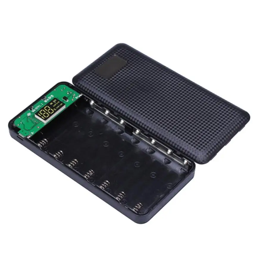 

Carprie New 3 USB LED Flashlight 7X 18650 DIY Mobile Power Bank Case Kit Battery Charger Box Case 17Aug21 Dropshipping