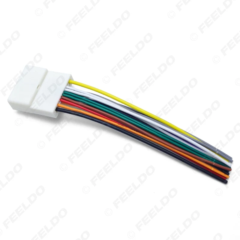 FEELDO 15Pin автомобильный аудио стерео жгут проводов адаптер для Nissan/Subaru/Infiniti