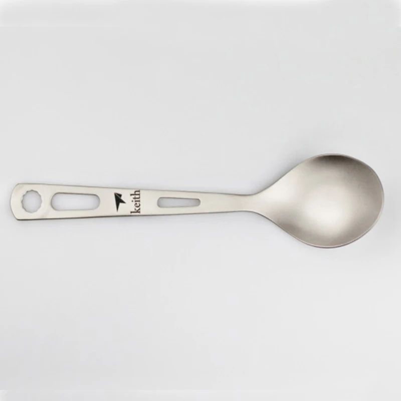 Keith Venta caliente titanio Tenedores cuchara cuchillo cubiertos Sets al aire libre Vajilla portátil camping picnic viajar ultraligero 53g ti5310