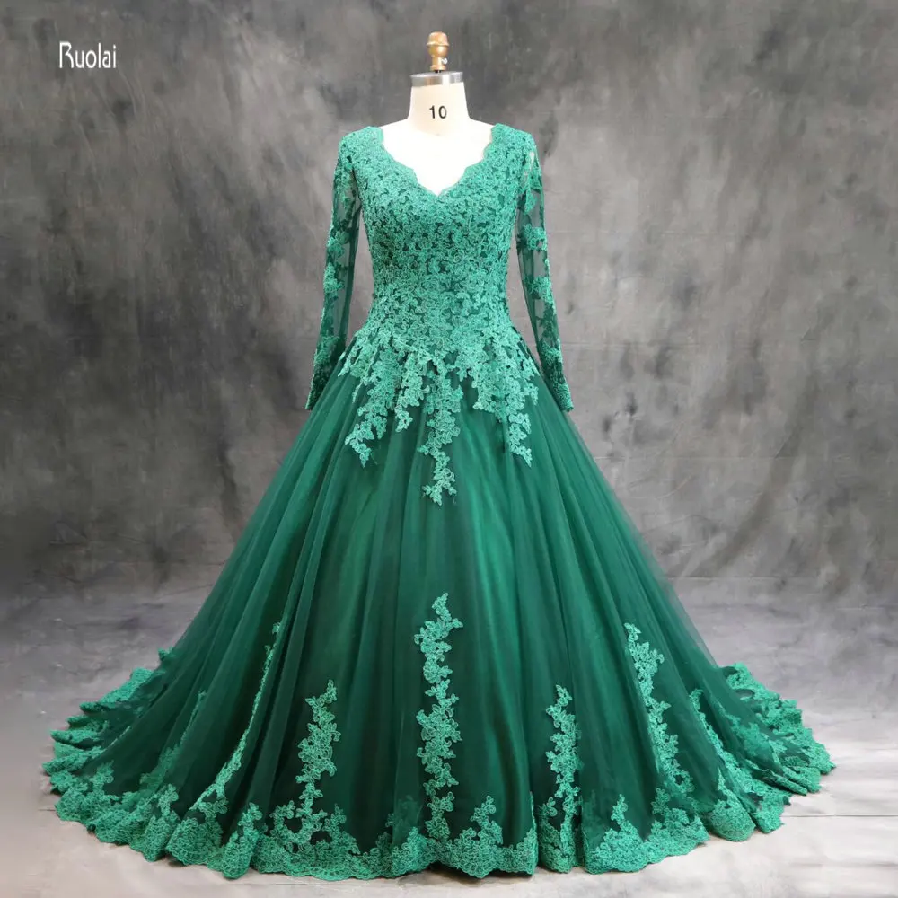 Vestido de noiva вечернее платье 2017 длинное кружевное с аппликацией бальное Выпускное