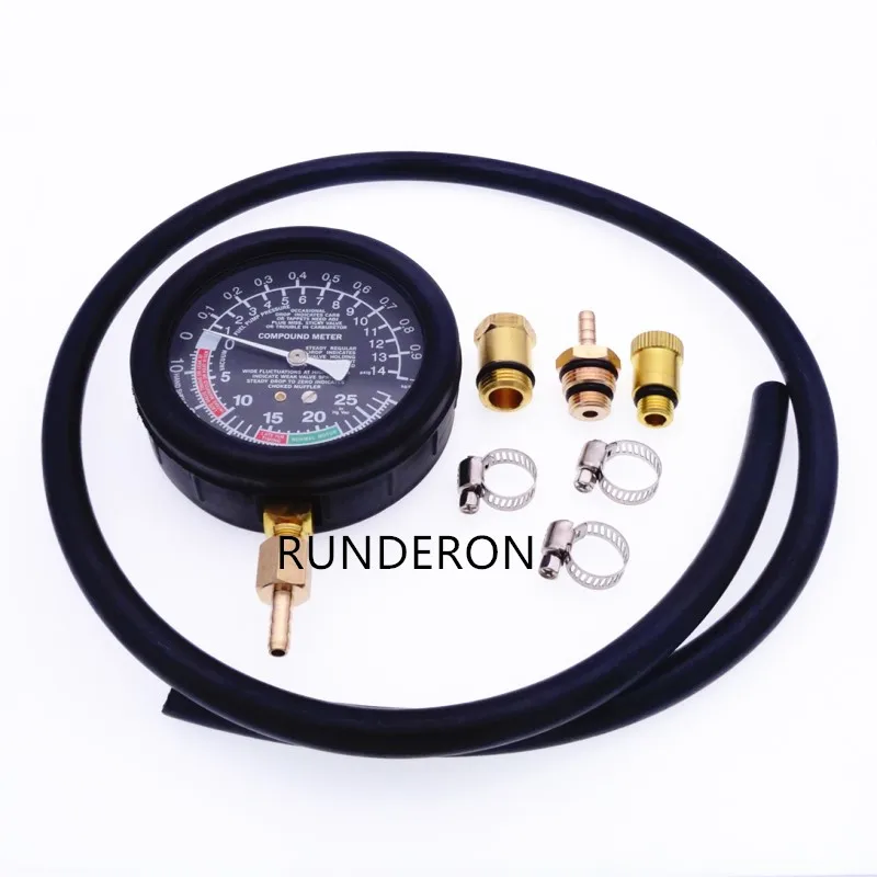 Automotive Exhaust System Three - element catalytic SCR Blocking Emissions Pressure Detector Tester Gauge Diagnostic Tool