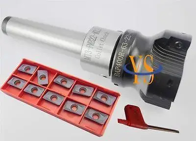 Новая торцевая фреза MT3 M12 FMB22 + BAP400R 63-22-4T 10 шт. карбидных вставок APMT1604 с ЧПУ |