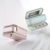 Coffret de rangement pour produits cosmétiques, coffret à bijoux multifonctions en cuir Portable ► Photo 2/6