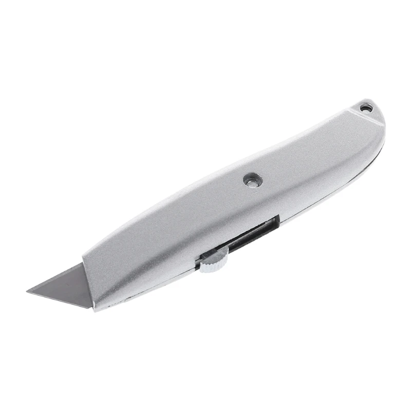 

Fixed Multi Utility Knife Cutter Aluminum Retractable Razor Blade Knife Tools School Supplies