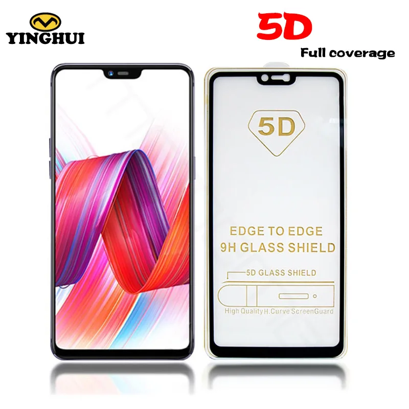 

5D Tempered Glass OPPO F5 F7 R9 R11 Plus R15 A59 A71 A73 A77 A79 A83 Full Coverage Screen Protector Protective Film Full Glue
