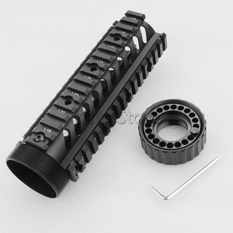 

Tactical 7 Inch Free Float Quad Picatinny Rail Handguard Installs for AR15 M16 Rifles Hunting Accessories 7'' Rifle Handguard