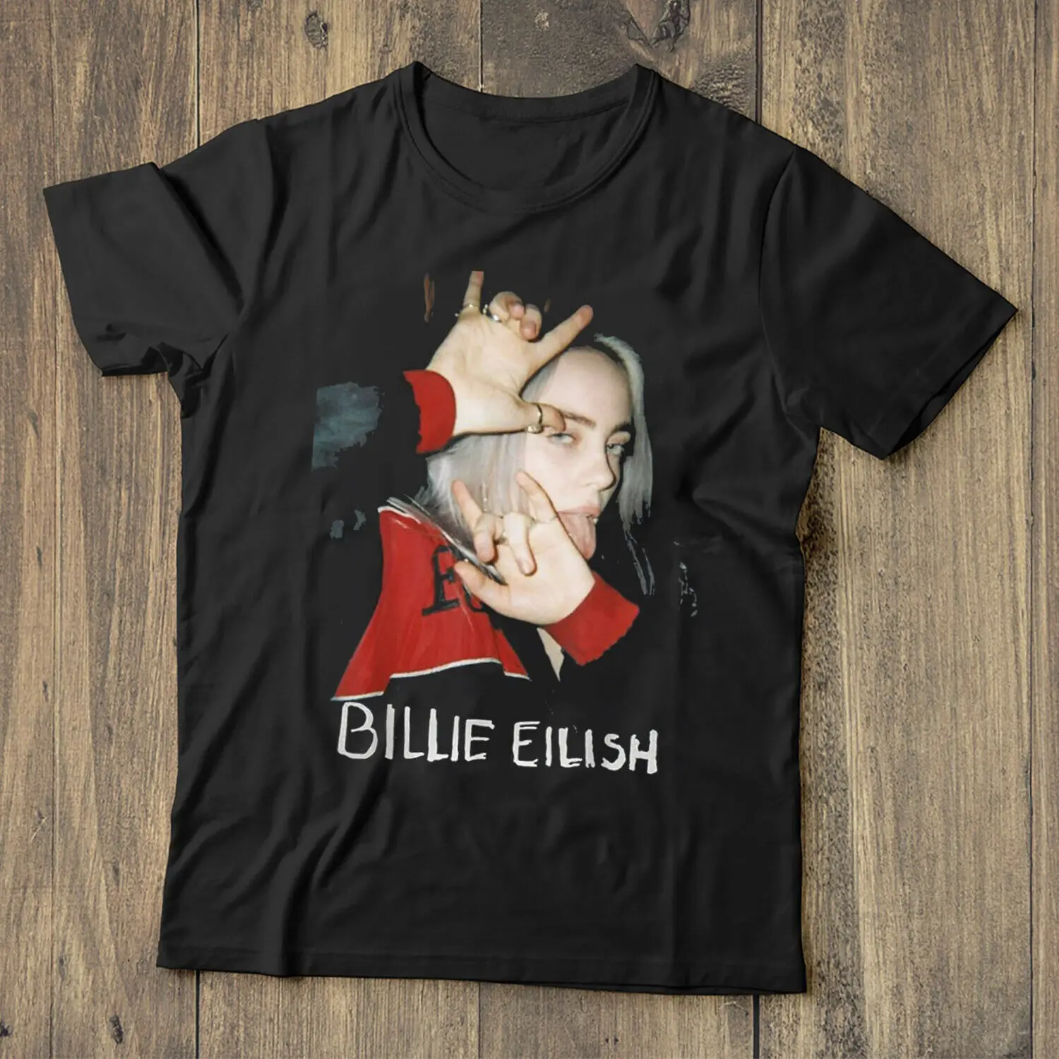 Billie Eilish Fans футболка, мы любим Billie Eilish, черная Хлопковая мужская S-3XL, новинка, крутые топы, Мужская футболка с коротким рукавом