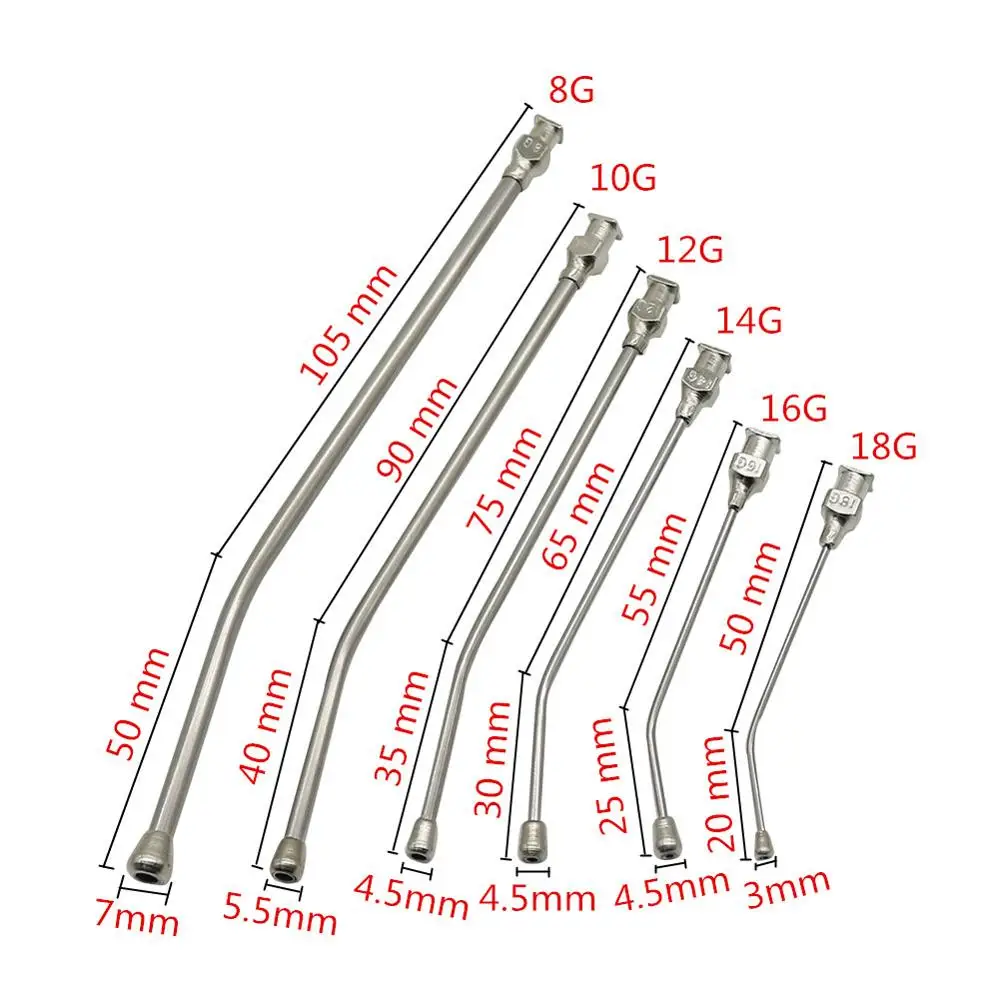 7 Pcs/lot 10ml/20ml/50ml Parrot Feeding Syringe Parrots Bird Feeding Syringe With 6 Pcs Curved Gavage Tubes Bird Feeding Tool 4