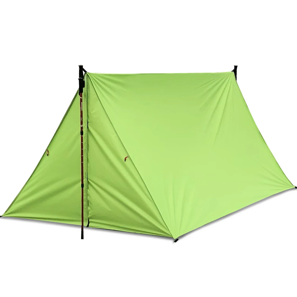 9.8ft x 9.8ft Lightweight Hammock Sun Shelter Shade Tent Tarp Awning Canopy for Outdoor Camping Hiking Backpacking Picnic - Цвет: Green Style2