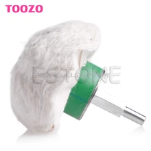 Новые 3 ''хлопок купола полированное шлифовальное колесо для ногтей дрель 1/4'' щетка с ручкой G08 Прямая поставка