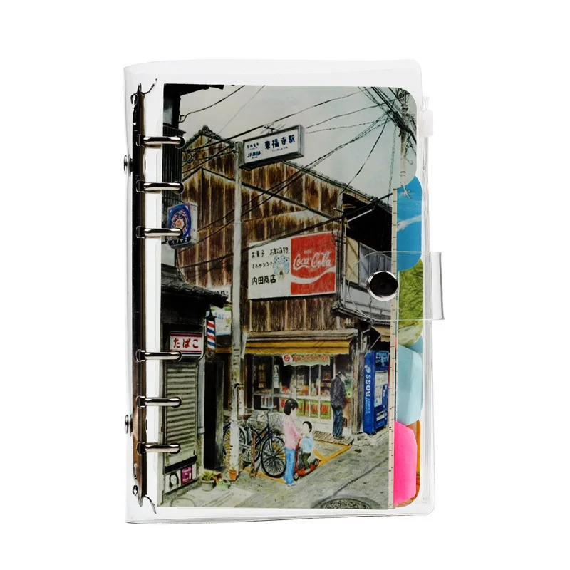 Transparent Pvc Hand Account Paper Art Notebook Creative Hand Account