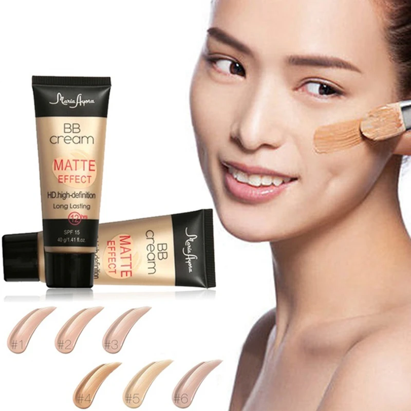 

Face Foundation Liquid Cream Full Coverage Concealer 6 Colors Make Up Oil-control Easy to Wear Smooth Soft Face Makeup Base