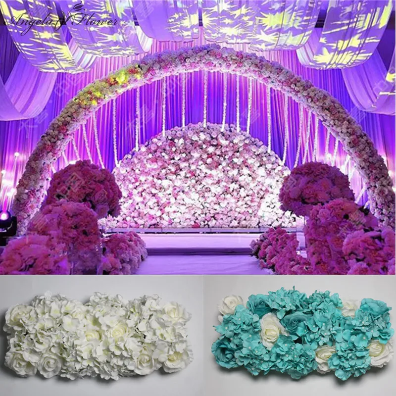 Buy Wedding silk flower row arrangement artificial