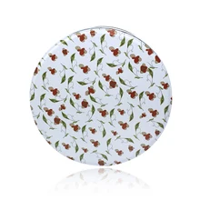 Ручной работы печенья жестяная коробка для печенья круглый бак упаковочная коробка для хранения конфет Олово большой