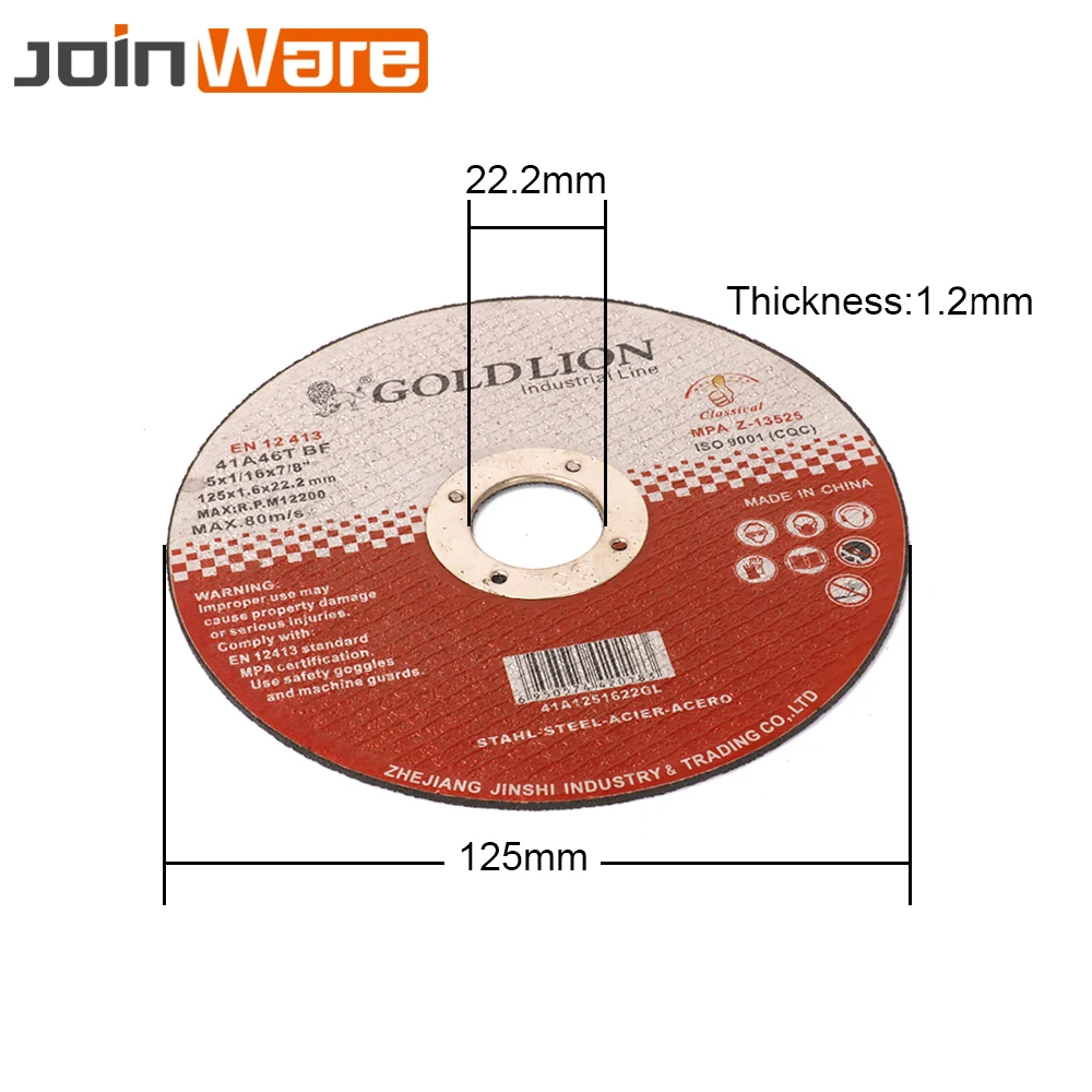 125x1,2x22,2 мм абразивный диск резки металла декоративный диск из полимера для заточный станок Отрезать Колесо пильного диска угловая шлифовальная машина инструмент 5/15/25 шт