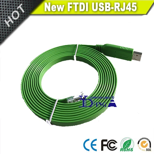 FreeShipping FTDI FT232+ZT213 USB RS232 RJ45 console cable checkpoint