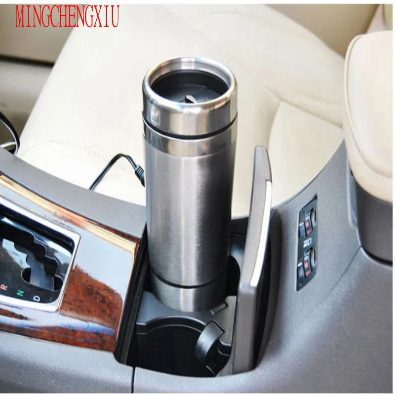 

Stainless Steel Thermomup 12V heater Stainless Steel Car Insulation Pot Electric Kettle terms Vacuum insulation Cup Thermocouple