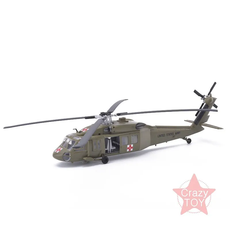 Easy Model UH60A нам медицинской моделей вертолетов 1/72 весы Готовая модель игрушка для сбора