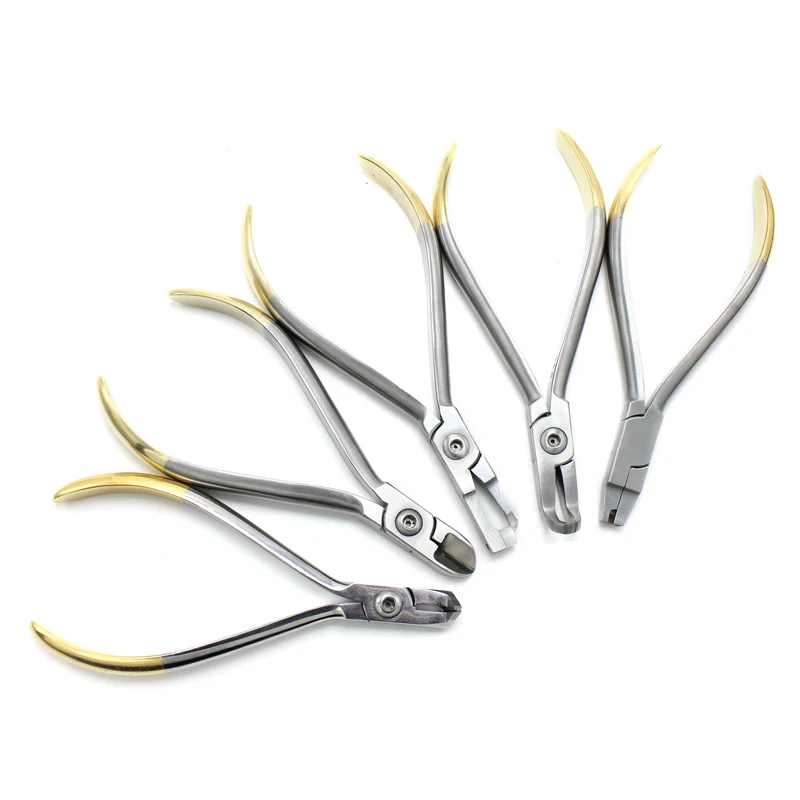 

1Pcs Dental Orthodontic Wire Distal End Cutter Plier Bracket Removing Pliers Crimpable Hook Placement Torque Forming Pliers