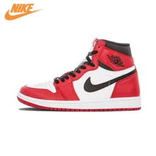 Nike Air Jordan 1 Retro High OG Chicago Breathable Men’s Basketball Shoes Sports Sneakers Trainers 575441-101
