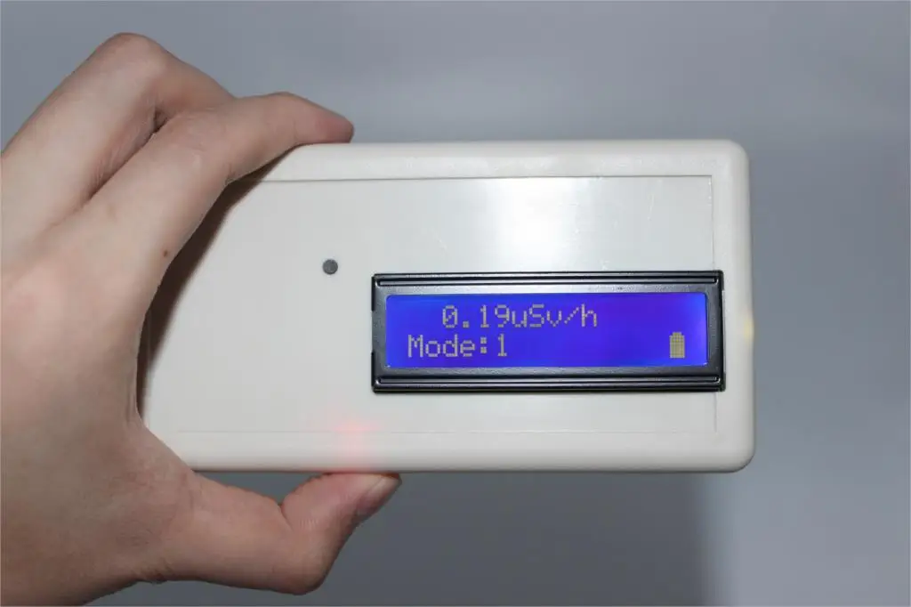 Detector de radiação nuclear montado geiger contador