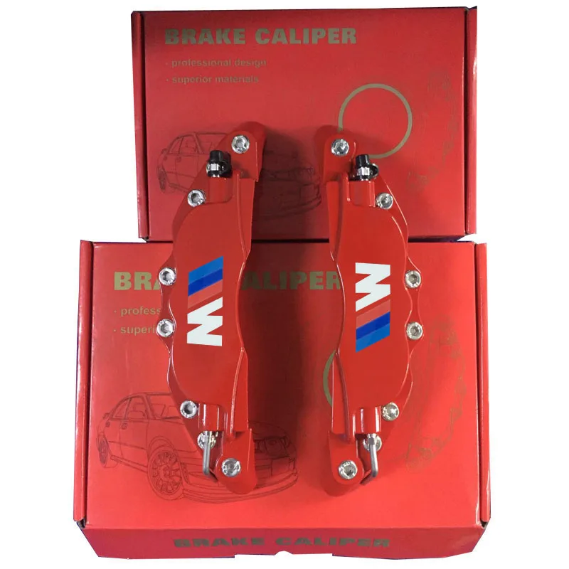KUNBABY Metal Brake Caliper Cover Model 9 White M Logo Car Styling Decoration For BMW