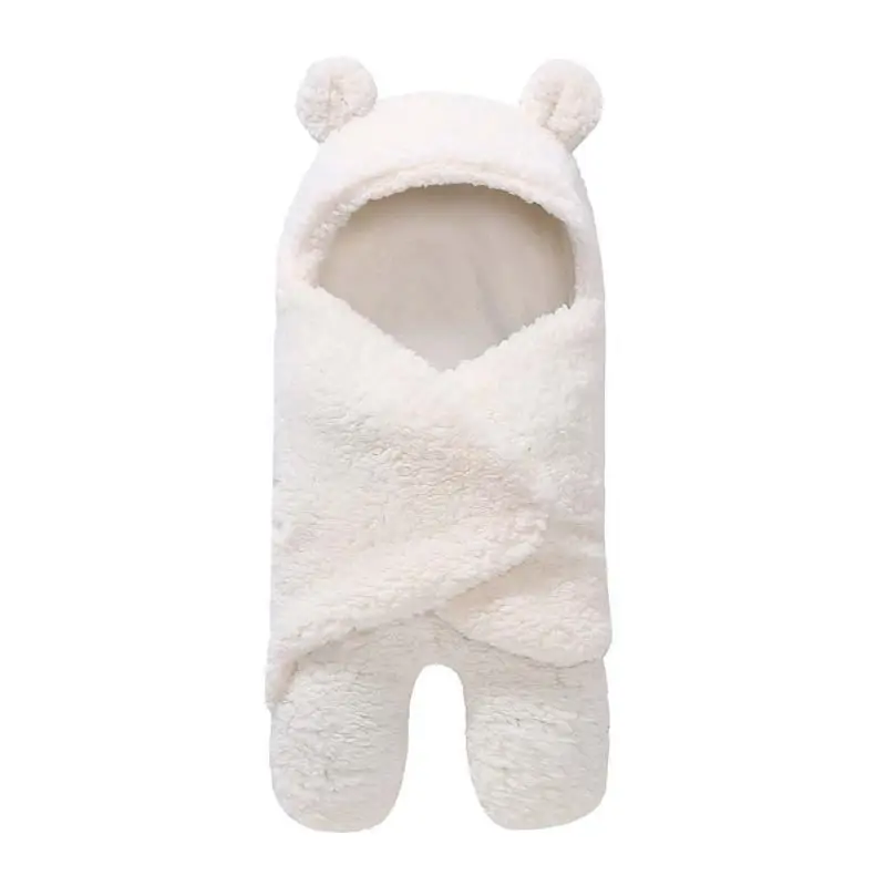 Детское одеяло теплый мультфильм уха малыша конверт Sw зима новорожденный Sw пакет спальный мешок одеяло в кроватку детское одеяло