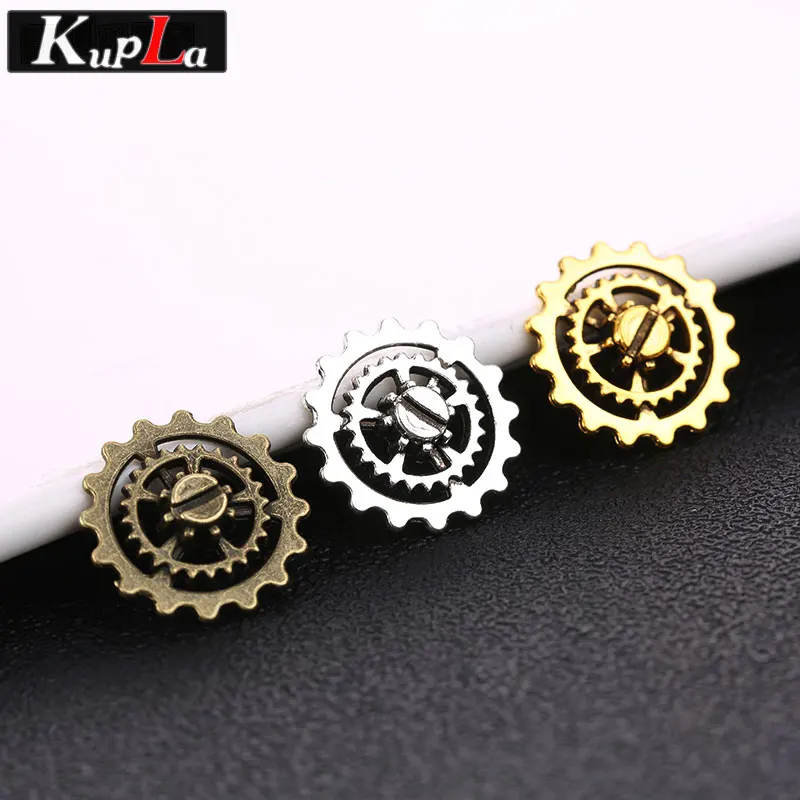

Vintage Metal Steampunk Gears Charms DIY Handmade Jewelry Charms Mechanics PUNK Gears Pendant Charms for Jewelry Making