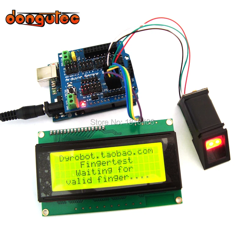 Интерфейс Raspberry Pi UART модуль распознавания отпечатков пальцев для arduino датчик