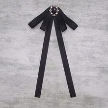 Для женщин Боути британский стиль Бабочка Для женщин галстук-бабочка модные женские бантом девушка отель официантка шее носить лентой связей