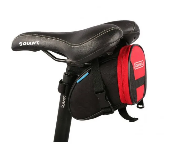 ROSWHEEL Mini Bike cycling Saddle Bag portable waterproof bicycle bag panniers removable outdoor
