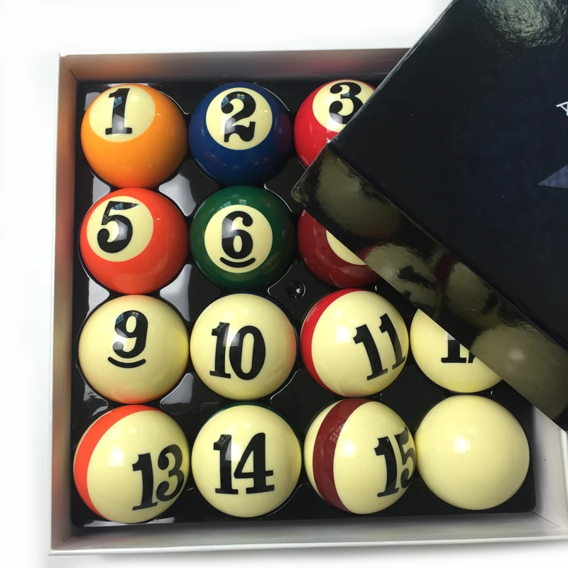 

Standard Billiards Pool Balls 57.25mm Resin Billard table Game Balls 2 1/4inch complete sets of balls Billiards accessories
