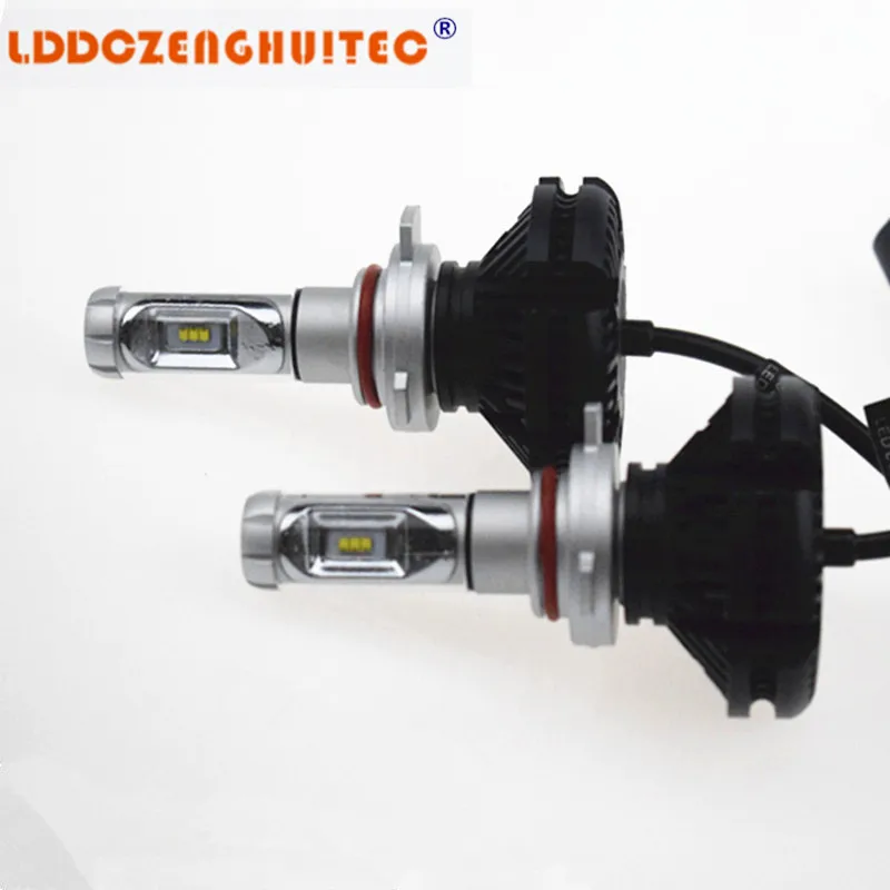 

LDDCZENGHUITEC H4 H7 H11 9005 9006 H13 Car LED Headlights Bulbs 50W 6000LM All in one CSP LED Headlamp 3000K 6500K 8000K