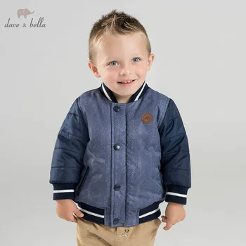 

DB8820 dave bella baby boys jacket children long sleeve outerwear fashion coat