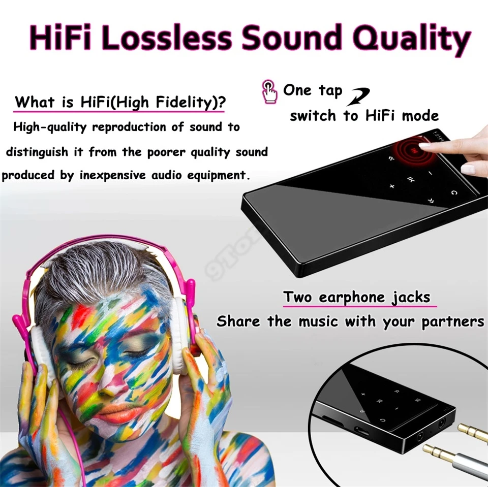 Bluetooth-MP3-player-HiFi-lossless-sound-quality