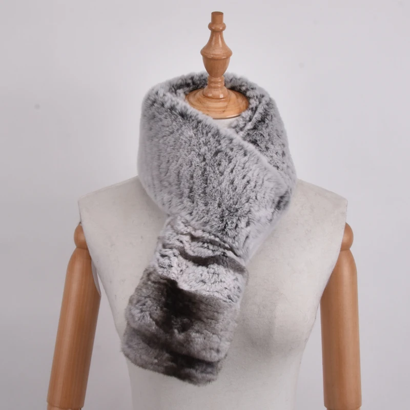Длинный 150 см натуральный меховой шарф wo мужской шарф из меха кролика Рекс шарф теплый меховой шарф