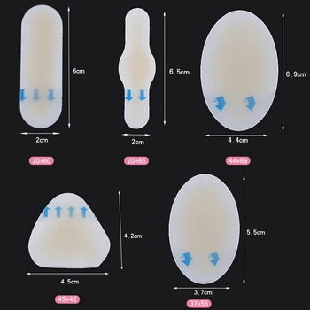 

Good Healthy 4 Pcs/Set Blister Plaster Protector Pads Waterproof Instant Pain Relief for High Heel Cushion