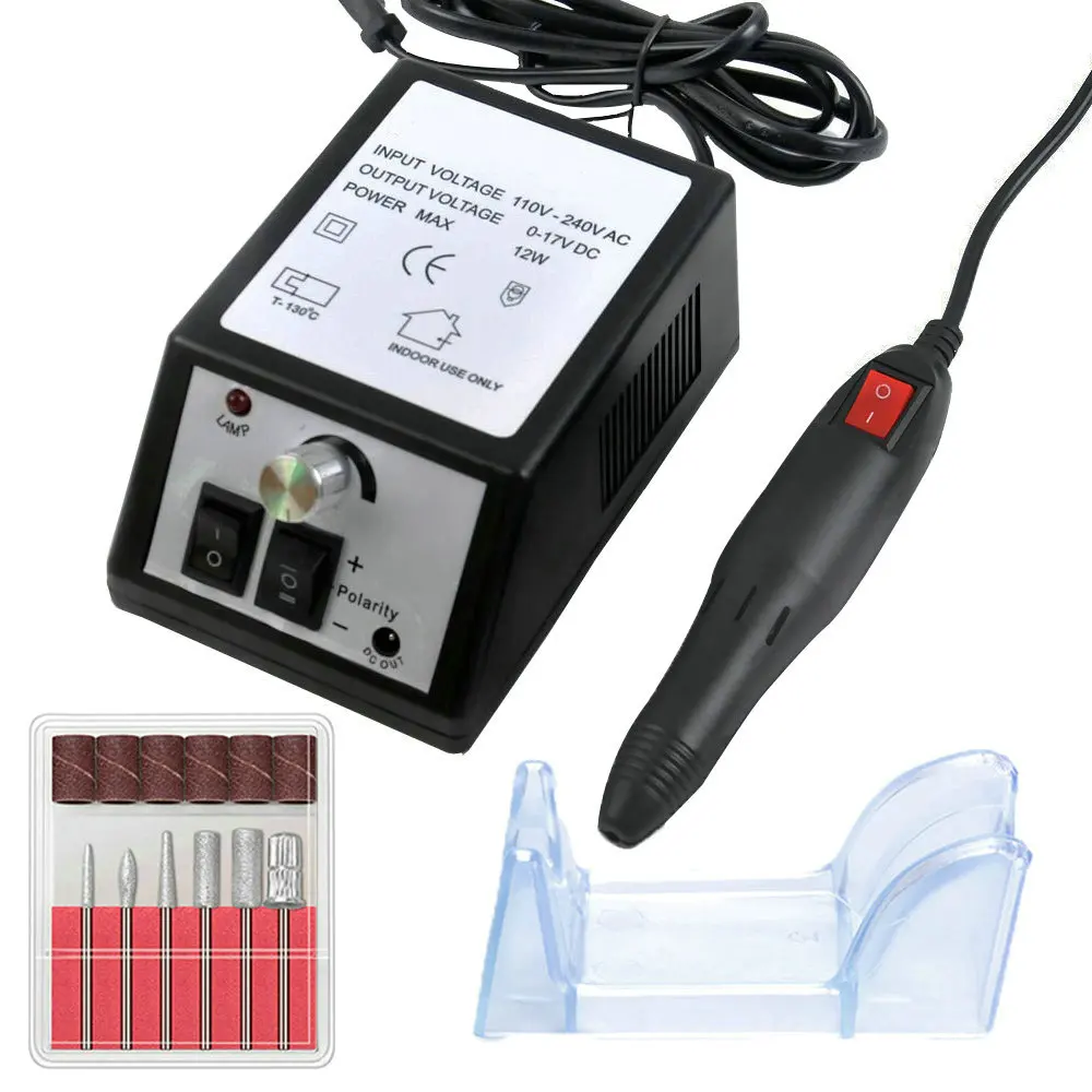 

20000RPM Nail Drill manicure machine Electric Nail Art Polishing Machine manicure cutters Milling Drill Bits Set Nail Art Tools