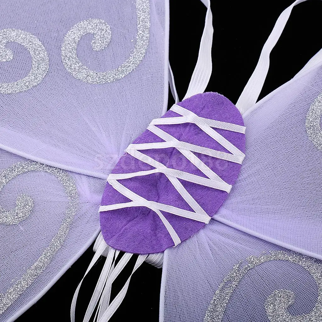 Блестящее мягкое Тюлевое платье для взрослых и детей крылья бабочки ангел