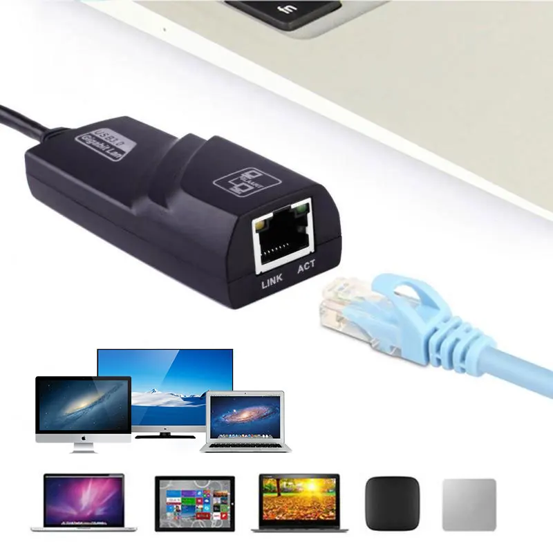 Home Audio TV Stick USB 3.0 To RJ45 Ethernet LAN Network Card Adapter For Windows Mac OS XXM8 Chromecast 2 Android TV Netflix