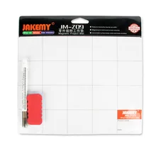 JAKEMY JM-Z09 Magnetic Project Mat Screw Work Pad with Marker Pen Eraser for Cell Phone Laptop Tablet iPhone Repair Tools Mat